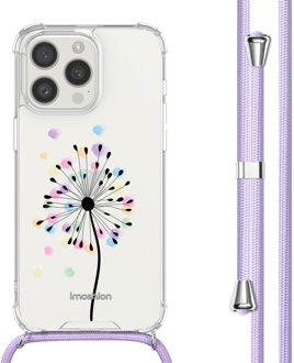 Imoshion Design hoesje met koord voor de Apple iPhone 15 Pro Max - Sandstone Dandelion Meerkleurig