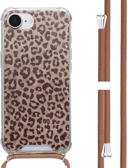 Imoshion Design hoesje met koord voor de Apple iPhone 17e / 16e - Leopard Mood Meerkleurig