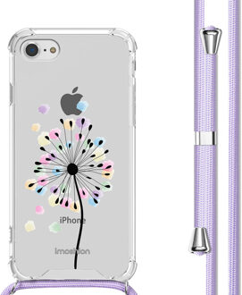 Imoshion Design hoesje met koord voor de Apple iPhone SE (2022 / 2020) / 8 / 7 - Sandstone Dandelion Meerkleurig - 4.7