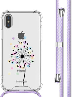 Imoshion Design hoesje met koord voor de Apple iPhone X / Xs - Sandstone Dandelion Meerkleurig - 5.8