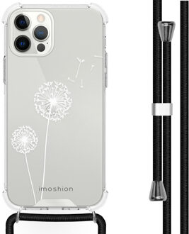 Imoshion Design hoesje met koord voor de iPhone 12, iPhone 12 Pro - Paardenbloem - wit