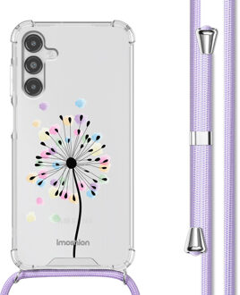 Imoshion Design hoesje met koord voor de Samsung Galaxy A14 (5G/4G) - Sandstone Dandelion Meerkleurig