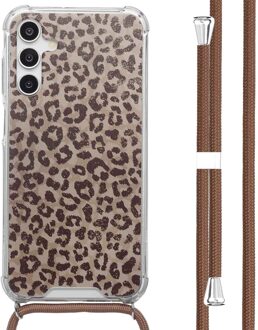 Imoshion Design hoesje met koord voor de Samsung Galaxy A15 (5G) - Leopard Mood Meerkleurig