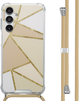 Imoshion Design hoesje met koord voor de Samsung Galaxy A16 - Beige Graphic Meerkleurig