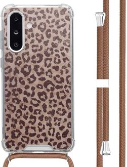 Imoshion Design hoesje met koord voor de Samsung Galaxy A26 - Leopard Mood Meerkleurig