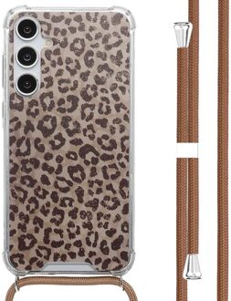 Imoshion Design hoesje met koord voor de Samsung Galaxy A55 - Leopard Mood Meerkleurig
