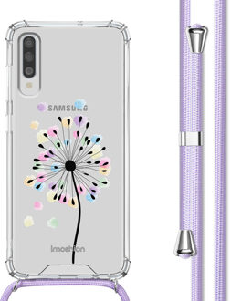 Imoshion Design hoesje met koord voor de Samsung Galaxy A70 - Sandstone Dandelion Meerkleurig - 6.7