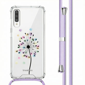 Imoshion Design hoesje met koord voor de Samsung Galaxy A70 - Sandstone Dandelion Meerkleurig - 6.7
