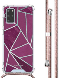 Imoshion Design hoesje met koord voor de Samsung Galaxy S20 Plus - Bordeaux Graphic Meerkleurig - 6.1