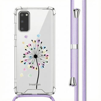 Imoshion Design hoesje met koord voor de Samsung Galaxy S20 - Sandstone Dandelion Meerkleurig - 6.3