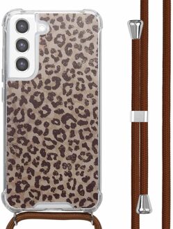 Imoshion Design hoesje met koord voor de Samsung Galaxy S21 FE - Leopard Mood Meerkleurig