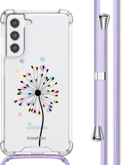 Imoshion Design hoesje met koord voor de Samsung Galaxy S21 FE - Sandstone Dandelion Meerkleurig