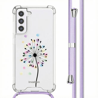 Imoshion Design hoesje met koord voor de Samsung Galaxy S21 FE - Sandstone Dandelion Meerkleurig