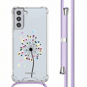 Imoshion Design hoesje met koord voor de Samsung Galaxy S21 - Sandstone Dandelion Meerkleurig
