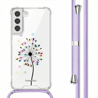 Imoshion Design hoesje met koord voor de Samsung Galaxy S22 - Sandstone Dandelion Meerkleurig