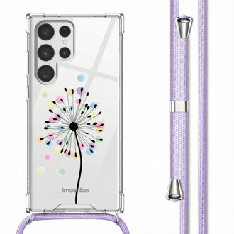 Imoshion Design hoesje met koord voor de Samsung Galaxy S22 Ultra - Sandstone Dandelion Meerkleurig