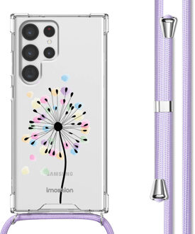 Imoshion Design hoesje met koord voor de Samsung Galaxy S22 Ultra - Sandstone Dandelion Meerkleurig