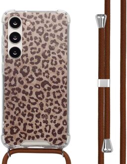 Imoshion Design hoesje met koord voor de Samsung Galaxy S23 - Leopard Mood Meerkleurig