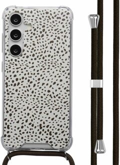 Imoshion Design hoesje met koord voor de Samsung Galaxy S24 - Desert Dots Meerkleurig