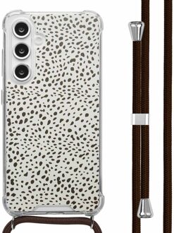 Imoshion Design hoesje met koord voor de Samsung Galaxy S24 FE - Desert Dots Meerkleurig