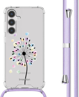 Imoshion Design hoesje met koord voor de Samsung Galaxy S24 Plus - Sandstone Dandelion Meerkleurig