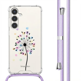 Imoshion Design hoesje met koord voor de Samsung Galaxy S24 Plus - Sandstone Dandelion Meerkleurig