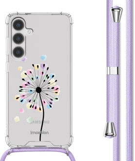 Imoshion Design hoesje met koord voor de Samsung Galaxy S24 - Sandstone Dandelion Meerkleurig