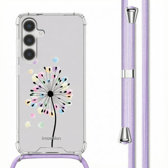 Imoshion Design hoesje met koord voor de Samsung Galaxy S24 - Sandstone Dandelion Meerkleurig