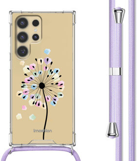 Imoshion Design hoesje met koord voor de Samsung Galaxy S24 Ultra - Sandstone Dandelion Meerkleurig