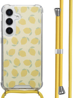 Imoshion Design hoesje met koord voor de Samsung Galaxy S25 - Citrus Dream Meerkleurig