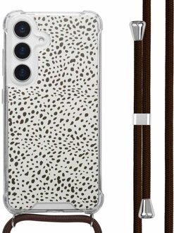 Imoshion Design hoesje met koord voor de Samsung Galaxy S25 - Desert Dots Meerkleurig