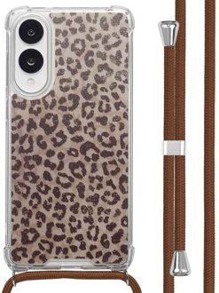 Imoshion Design hoesje met koord voor de Samsung Galaxy S25 Edge - Leopard Mood Meerkleurig