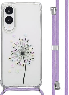 Imoshion Design hoesje met koord voor de Samsung Galaxy S25 Edge - Sandstone Dandelion Meerkleurig
