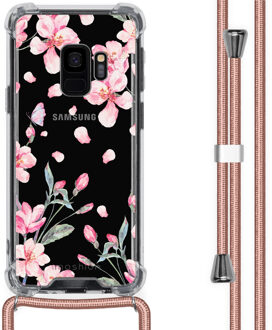 Imoshion Design hoesje met koord voor de Samsung Galaxy S9 - Bloem - Roze