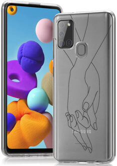 Imoshion Design hoesje Samsung Galaxy A21s - Hand - Transparant