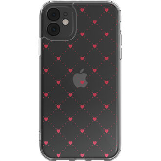 Imoshion Design hoesje voor de Apple iPhone 11 - Crush Check Transparant - 6.1