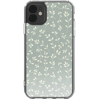 Imoshion Design hoesje voor de Apple iPhone 11 - Smoke Green Flowers Groen - 6.1