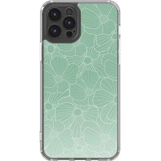 Imoshion Design hoesje voor de Apple iPhone 12 (Pro) - Botanica Groen - 6.1