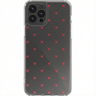 Imoshion Design hoesje voor de Apple iPhone 12 (Pro) - Crush Check Transparant - 6.1