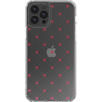 Imoshion Design hoesje voor de Apple iPhone 12 (Pro) - Crush Check Transparant - 6.1