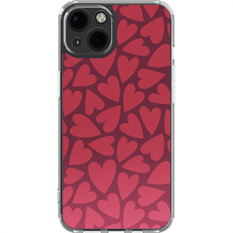 Imoshion Design hoesje voor de Apple iPhone 13 - Hearty Coral Dust Meerkleurig