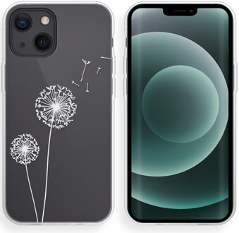 Imoshion Design hoesje voor de Apple iPhone 13 Mini - Dandelion Transparant