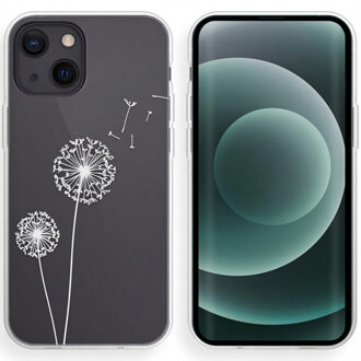 Imoshion Design hoesje voor de Apple iPhone 13 Mini - Dandelion Transparant