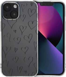 Imoshion Design hoesje voor de Apple iPhone 13 Mini - Heart Meerkleurig