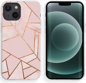 Imoshion Design hoesje voor de Apple iPhone 13 Mini - Pink Graphic Meerkleurig