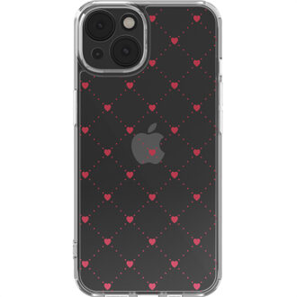 Imoshion Design hoesje voor de Apple iPhone 14 - Crush Check Transparant