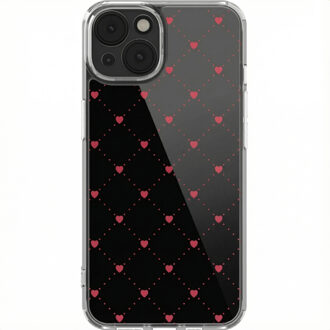 Imoshion Design hoesje voor de Apple iPhone 14 - Crush Check Transparant
