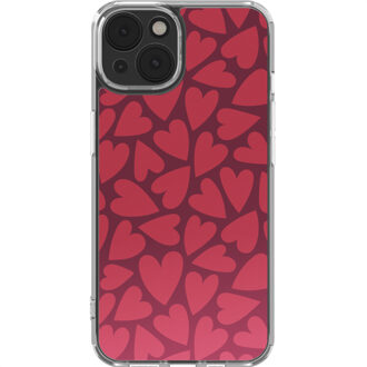 Imoshion Design hoesje voor de Apple iPhone 14 - Hearty Coral Dust Meerkleurig
