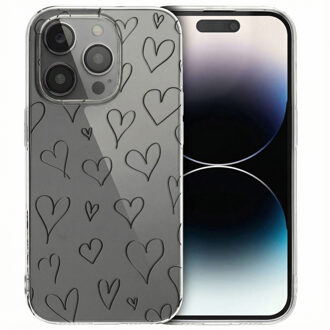 Imoshion Design hoesje voor de Apple iPhone 14 Pro - Heart Meerkleurig
