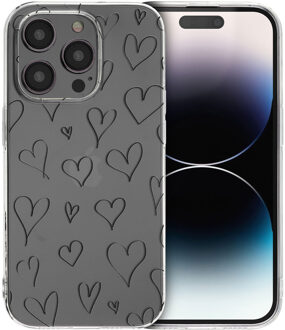 Imoshion Design hoesje voor de Apple iPhone 14 Pro - Heart Meerkleurig